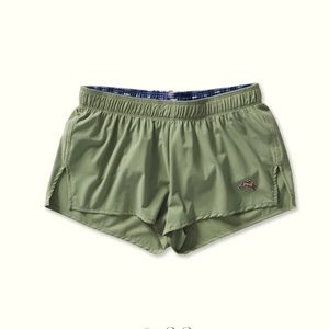 Tracksmith Olive Running Shorts